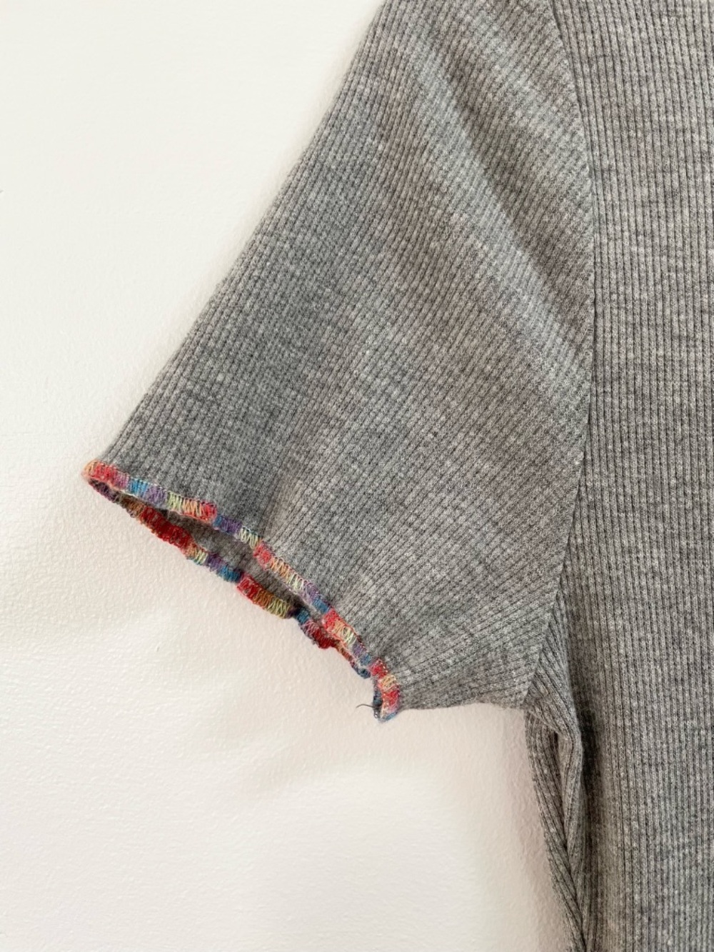 Vans Grey Ribbed Mini Dress - Picture 4 of 5